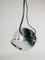 Space Age Pendant in Chrome and Murano Glass by Fabio Lenci, 1970s 1