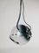 Space Age Pendant in Chrome and Murano Glass by Fabio Lenci, 1970s, Image 1