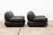 Lounge Chairs in Leather by Sapporo for Mobil Girgi, Italy, 1970, Set of 2 5