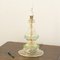 Crystal and Gold Murano Glass Table Lamp, 2000s 2