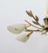 Italian Mid-Century Modern Hanging Lamp in Brass and Glass, 1960s, Image 4