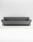 Paloma Sofa in Boucle Charcoal and Smoked Oak by Bernhardt & Vella for Collector 1