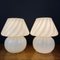 Small Murano Mushroom Table Lamps, Italy, 1970s, Set of 2 1