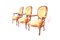Antike Stühle aus geschnitztem Nussholz im Louis XV Stil, 1890, 3 . Set 6