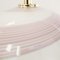 White Murano Glass Table Lamp with Pink and Gray, 1980s, Image 6