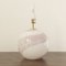 White Murano Glass Table Lamp with Pink and Gray, 1980s 4