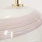 White Murano Glass Table Lamp with Pink and Gray, 1980s, Image 9