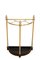 English Brass Demi Lune Umbrella Stand, 1960 7