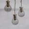 Mid-Century Smoked Glass and Brass Pendant Lights by Raak, 1980s 9