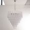Large Murano Glass & Crystal Color Suspension Chandelier, Italy, 1990s 4