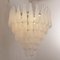 Large Murano Glass & Crystal Color Suspension Chandelier, Italy, 1990s 3