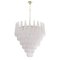 Large Murano Glass & Crystal Color Suspension Chandelier, Italy, 1990s 1