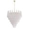Large Murano Glass & Crystal Color Suspension Chandelier, Italy, 1990s, Image 1