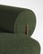 Paloma Sofa in Boucle Green and Smoked Oak by Bernhardt & Vella for Collector 2