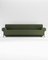 Paloma Sofa in Boucle Green and Smoked Oak by Bernhardt & Vella for Collector 1