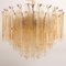 Large Murano Glass Chandelier by Mazzega, Italy, 1970s 2