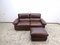 Sofa and Stool in Leather by Tito Agnoli for Poltrona Frau, Set of 2 12