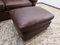 Sofa and Stool in Leather by Tito Agnoli for Poltrona Frau, Set of 2 6