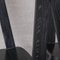 Sillas de comedor francesas Mid-Century en negro de Pierre Chapo, años 70. Juego de 6, Imagen 12