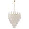 Murano Glass with Crystal Suspension Chandelier, Italy, 1990s 1