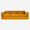 Scandinavian Bergen Sofa in Mustard Velour, 1990s 2