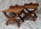 Vintage Mahogany Luggage Stands, 1940, Set of 2 2