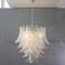 Suspension Chandelier Ø85 Cm Made in Italy in Murano Glass Crystal Color, 1990s, Image 4