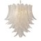 Suspension Chandelier Ø85 Cm Made in Italy in Murano Glass Crystal Color, 1990s 2
