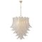 Suspension Chandelier Ø85 Cm Made in Italy in Murano Glass Crystal Color, 1990s 5