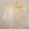 Suspension Chandelier Ø85 Cm Made in Italy in Murano Glass Crystal Color, 1990s 10