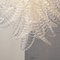Suspension Chandelier Ø85 Cm Made in Italy in Murano Glass Crystal Color, 1990s, Image 9