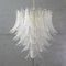 Suspension Chandelier Ø85 Cm Made in Italy in Murano Glass Crystal Color, 1990s 1