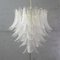 Suspension Chandelier Ø85 Cm Made in Italy in Murano Glass Crystal Color, 1990s, Image 1