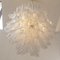 Suspension Chandelier Ø85 Cm Made in Italy in Murano Glass Crystal Color, 1990s 11