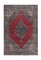 Vintage Mid-Century Anatolian Hand-Knotted Red Rug, Image 1