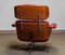 Red Reclinable Swivel Chair with Walnut Shells by Martin Stoll for Giroflex, 1960s 7