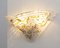 Vintage Triangle Wall Applique with Murano Crystal Color Glass, Italy, 1970s, Image 3