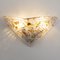 Vintage Triangle Wall Applique with Murano Crystal Color Glass, Italy, 1970s 7