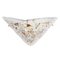 Vintage Triangle Wall Applique with Murano Crystal Color Glass, Italy, 1970s 1