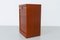 Vintage Danish Teak Cabinet with Tambour Door, 1960s 1