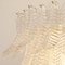 Lámpara de araña grande de cristal de Murano, Italia, años 90, Imagen 10