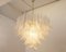 Large Murano Glass Crystal Color Suspension Chandelier, Italy, 1990s 6