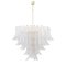 Large Murano Glass Crystal Color Suspension Chandelier, Italy, 1990s 1