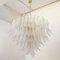 Large Murano Glass Crystal Color Suspension Chandelier, Italy, 1990s 3