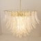 Large Murano Glass Crystal Color Suspension Chandelier, Italy, 1990s 4