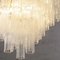 Large Murano Glass Crystal Tronchi Suspension Chandelier, Italy, 1990s 9