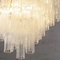 Large Murano Glass Crystal Tronchi Suspension Chandelier, Italy, 1990s, Image 9