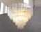 Large Murano Glass Crystal Tronchi Suspension Chandelier, Italy, 1990s, Image 6