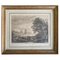 Claude Lorrain, Landscape with Shepherds, 1774, Engraving, Framed, Image 1