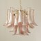 Petal Chandelier in Pink and White Murano Glass, Italy, 1990s, Image 9